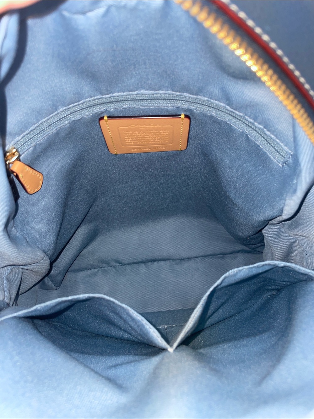 Coach ‘Court’ Signature Denim Backpack - Picture 15 of 17